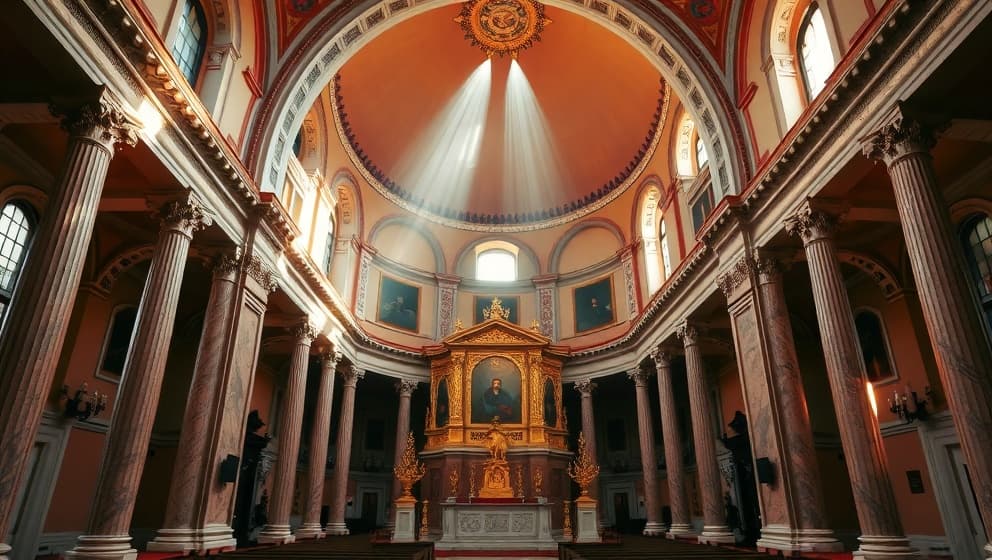 Gustav Vasa kyrka och dess imponerande barockaltare